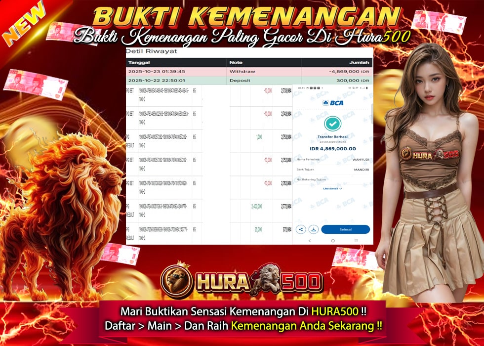 BUKTI JACKPOT SLOT MAHJONG WAYS TERPERCAYA DI INDONESIA TGL 23-10-2025
