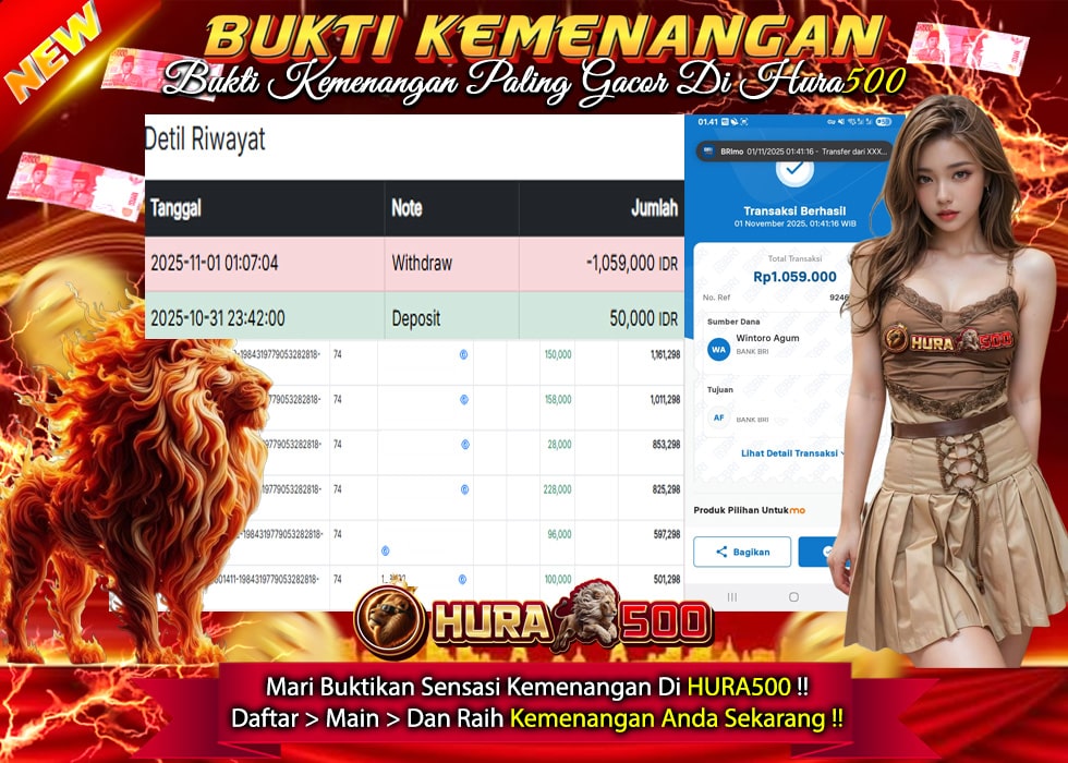 BUKTI JACKPOT SLOT MAHJONG WAYS TERPERCAYA DI INDONESIA TGL 1-11-2025