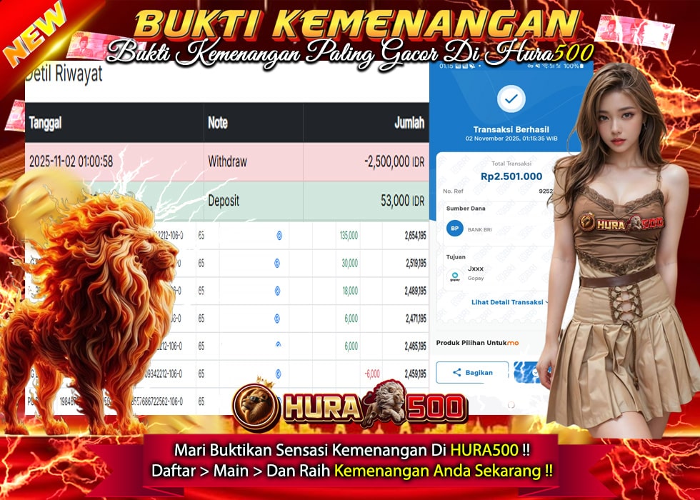 BUKTI JACKPOT SLOT MAHJONG WAYS TERPERCAYA DI INDONESIA TGL 2-11-2025