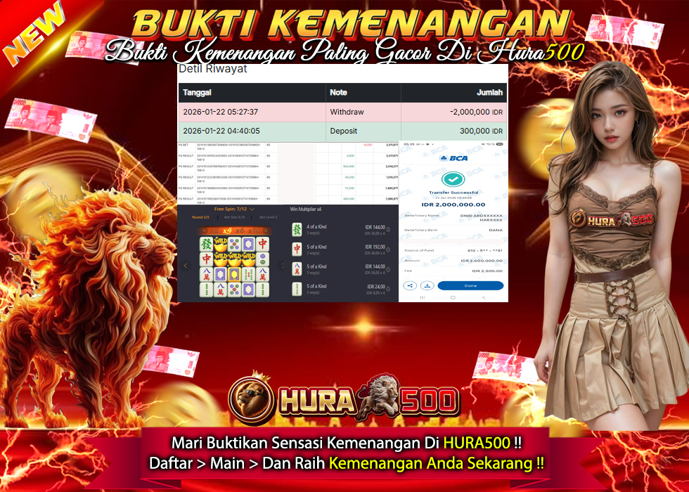 BUKTI JACKPOT SLOT MAHJONG WAYS TERPERCAYA DI INDONESIA TGL 22-01-2026