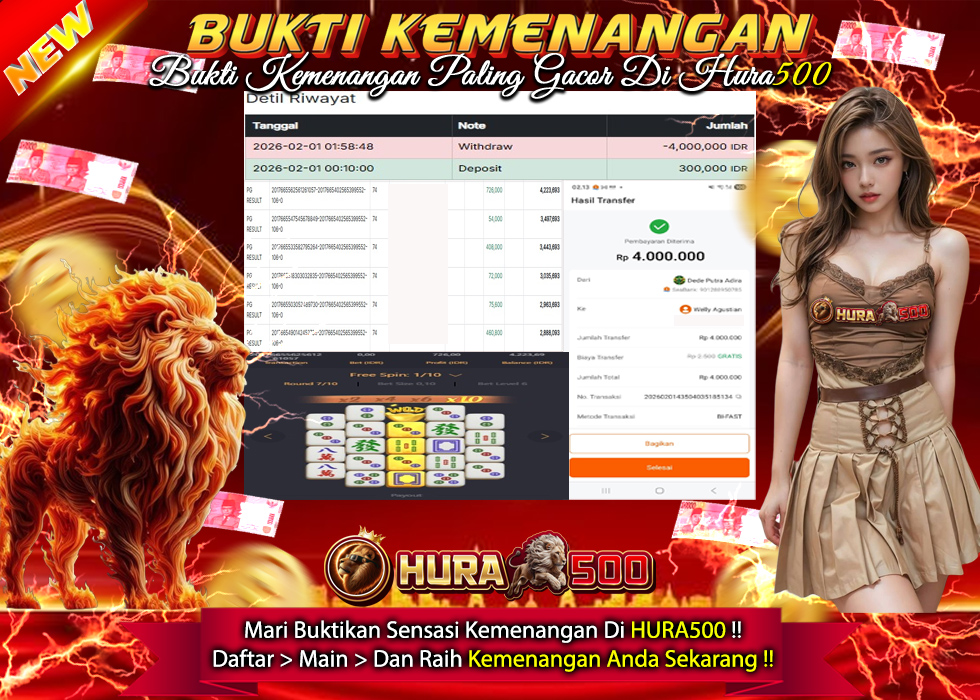 BUKTI JACKPOT SLOT MAHJONG WAYS TERPERCAYA DI INDONESIA TGL 01-02-2026