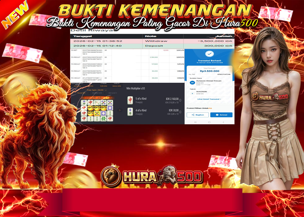 BUKTI JACKPOT SLOT MAHJONG WAYS TERPERCAYA DI INDONESIA TGL 15-02-2026