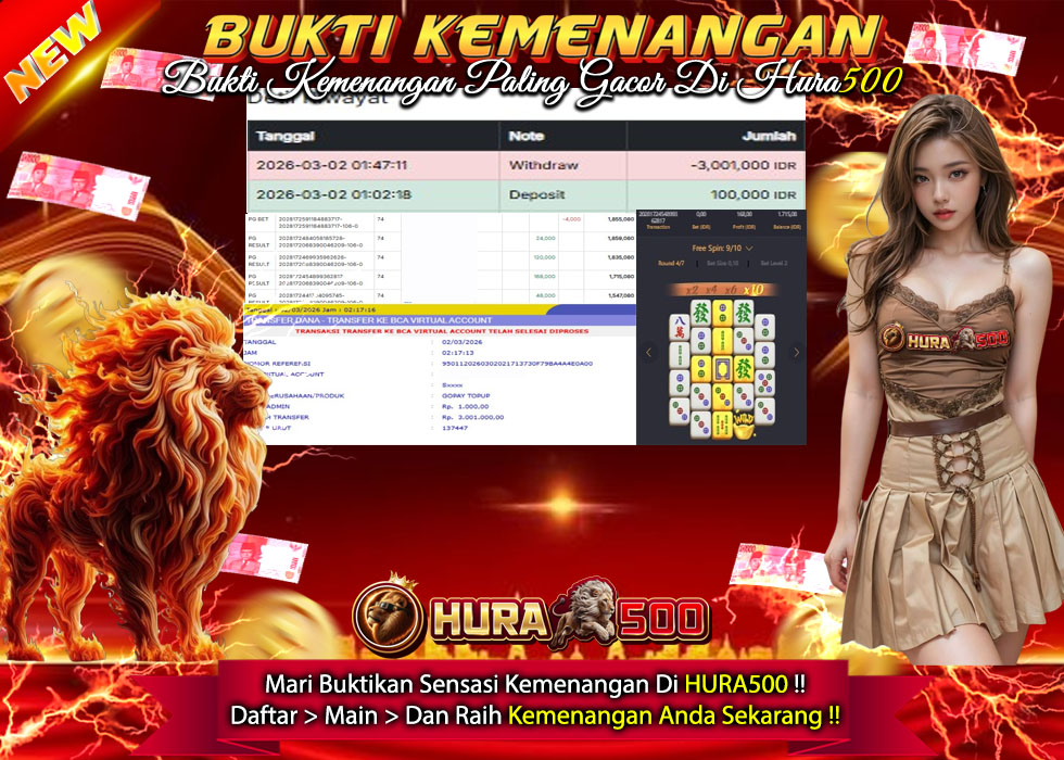 BUKTI JACKPOT SLOT MAHJONG WAYS TERPERCAYA DI INDONESIA TGL 02-03-2026