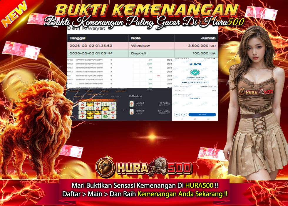 BUKTI JACKPOT SLOT MAHJONG WAYS TERPERCAYA DI INDONESIA TGL 02-03-2026